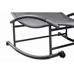 Záhradné ležadlo s baldachýnom a hojdačkou