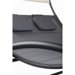 Záhradné ležadlo s baldachýnom a hojdačkou