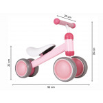Mini balančný bicykel Pink ECOTOYS Mini balančný bicykel Pink ECOTOYS