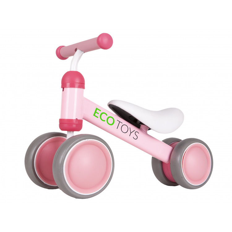 Mini balančný bicykel Pink ECOTOYS Mini balančný bicykel Pink ECOTOYS