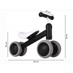 Mini balančný bicykel Black ECOTOYS Mini balančný bicykel Black ECOTOYS