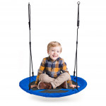 Záhradná hojdačka, bocianie hniezdo, 100 cm, modrá ECOTOYS