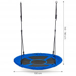 Záhradná hojdačka, bocianie hniezdo, 100 cm, modrá ECOTOYS