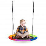 Záhradná hojdačka, bocianie hniezdo, 100 cm, farebné ECOTOYS