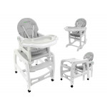 Detská jedálenská stolička 3v1 ECOTOYS
