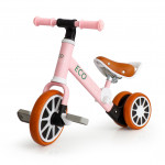 Trojkolesový bicykel 2v1 - ružový