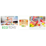 Detský drevený box s náradím XXL ECOTOYS