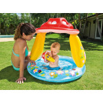 Bazén, nafukovací bazénik pre deti, strieška na muchotrávku, Intex 57114