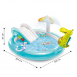 Detské nafukovacie ihrisko - fontána, šmykľavka