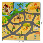 Detská penová podložka - safari puzzle 9 dielikov Detská penová podložka - safari puzzle 9 dielikov