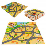 Detská penová podložka - safari puzzle 9 dielikov Detská penová podložka - safari puzzle 9 dielikov