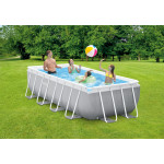 Veľký prémiový záhradný rámový bazén 4x2m + filtračné čerpadlo + rebrík INTEX 26788