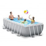 Obdĺžnikový záhradný rámový bazén 488 x 244 cm - sada rebríkových čerpadiel INTEX 26792 Obdĺžnikový záhradný rámový bazén 488 x 244 cm - sada rebríkových čerpadiel INTEX 26792