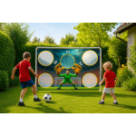 Futbalová tréningová bránka + cieľová podložka 180x122 cm MultiGarden