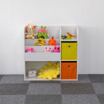 Drevený detský regál - organizér ECOTOYS Drevený detský regál - organizér ECOTOYS