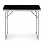 Skladací piknikový stôl, 70x50cm - čierny