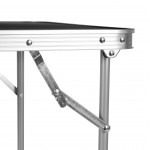 Skladací piknikový stôl, 70x50cm - čierny