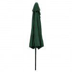 Záhradný slnečník, polostenový slnečník na terasu, 2,7 m, zelený