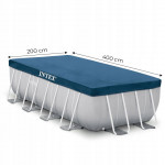 Kryt na rámový bazén INTEX 400x200 cm Kryt na rámový bazén INTEX 400x200 cm