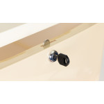 Farebný plastový regál na kolieskach - 5 zásuviek