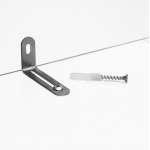 Moderná biela knižnica - 4 loft police