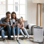 Strieborná čistička vzduchu - WEBBER AP9700, WI-FI