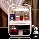 Kozmetický organizér box so zásuvkami - biely