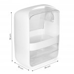 Kozmetický organizér box so zásuvkami - biely