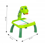 Detský projektor na kreslenie Dinosaurus + príslušenstvo