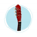 Detská drevená gitara - 6 strún