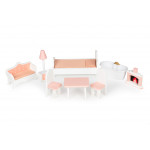 Veľký domček pre bábiky s nábytkom