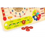 Drevená vzdelávacia tabuľa