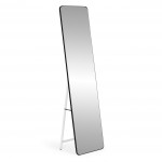 Veľké stojace zrkadlo s úzkym rámom 148 cm