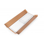 Veľké stojace zrkadlo s úzkym rámom 148 cm