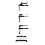 Skladací sušiak na bielizeň s kolieskami