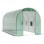 Fólia do skleníkových tunelov so zelenými oknami proti komárom, 2x4,5 m