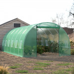 Fólia do skleníkových tunelov so zelenými oknami proti komárom, 2x6x3m
