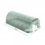 Fólia do skleníkových tunelov so zelenými oknami proti komárom, 2x6x3m