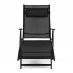 Záhradné skladacie ležadlo, oceľová konštrukcia. ModernHome