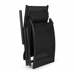 Záhradné skladacie ležadlo, oceľová konštrukcia. ModernHome