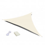 Vodeodolná slnečná plachta 4x4x4m ModernHome - béžová