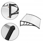 Strieška nad dvere, 150x80 cm, kryt z polykarbonátu