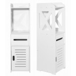 Kúpeľňová skrinka, 80 cm, biela