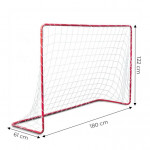 Dve futbalové bránky s futbalovou sieťou 180x122cm ECOTOYS