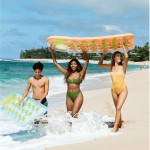 Nafukovací matrac na plávanie 188 x 71 cm oranžová - 58895 INTEX