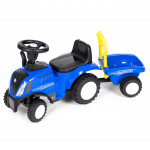 Detské odrážadlo - Modrý traktor s prívesom Detské odrážadlo - Modrý traktor s prívesom