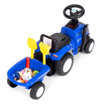 Detské odrážadlo - Modrý traktor s prívesom Detské odrážadlo - Modrý traktor s prívesom