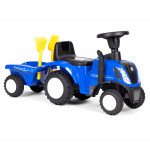 Detské odrážadlo - Modrý traktor s prívesom Detské odrážadlo - Modrý traktor s prívesom
