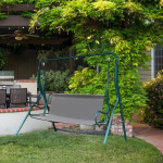 Sedacia podložka na záhradnú hojdačku 120 x 93 cm - šedá