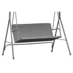 Sedacia podložka na záhradnú hojdačku 120 x 93 cm - šedá